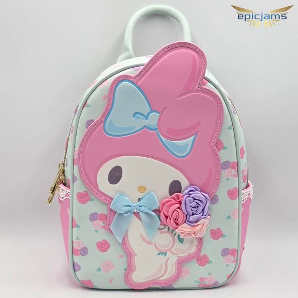 My Melody Pastel Floral Mini Backpack - Picture 1 of 6
